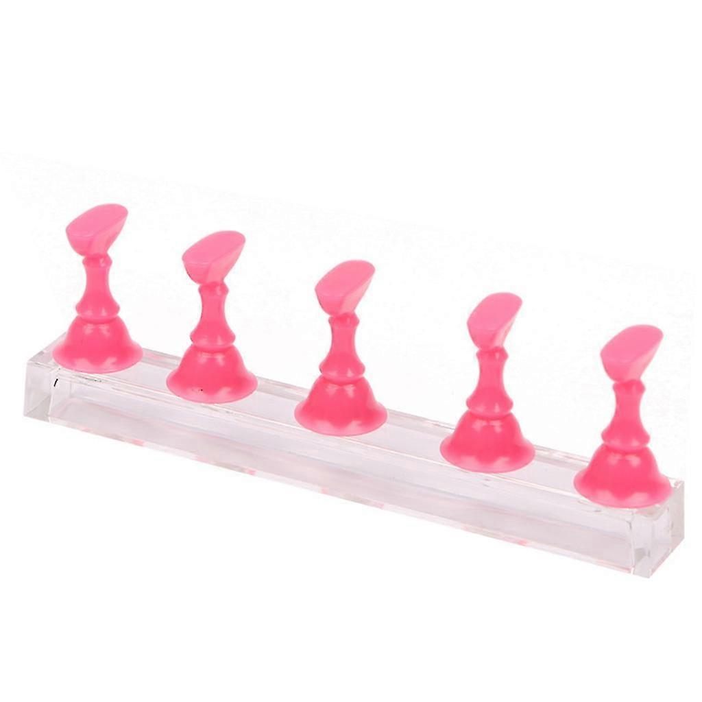 7 Colors Nail Polish Display Stand Showing Shelf Practice Display Stand