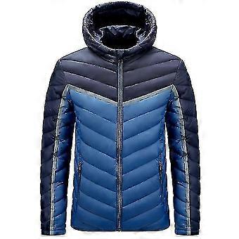 Mens Packable Down Jacket Hooded Lightweight Winter Puffer Coat Outerwear