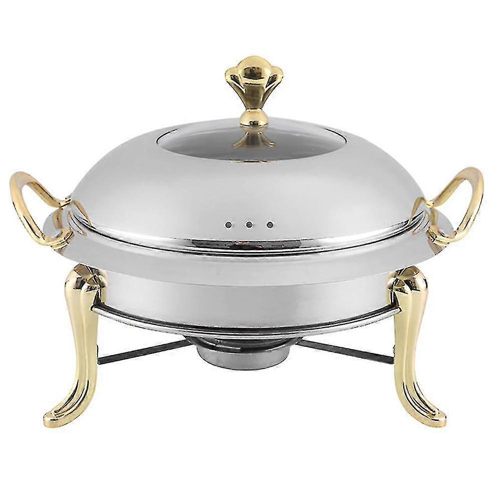 1pcs迷你火锅锅架不锈钢火锅套装钢化玻璃盖火锅自助餐盘