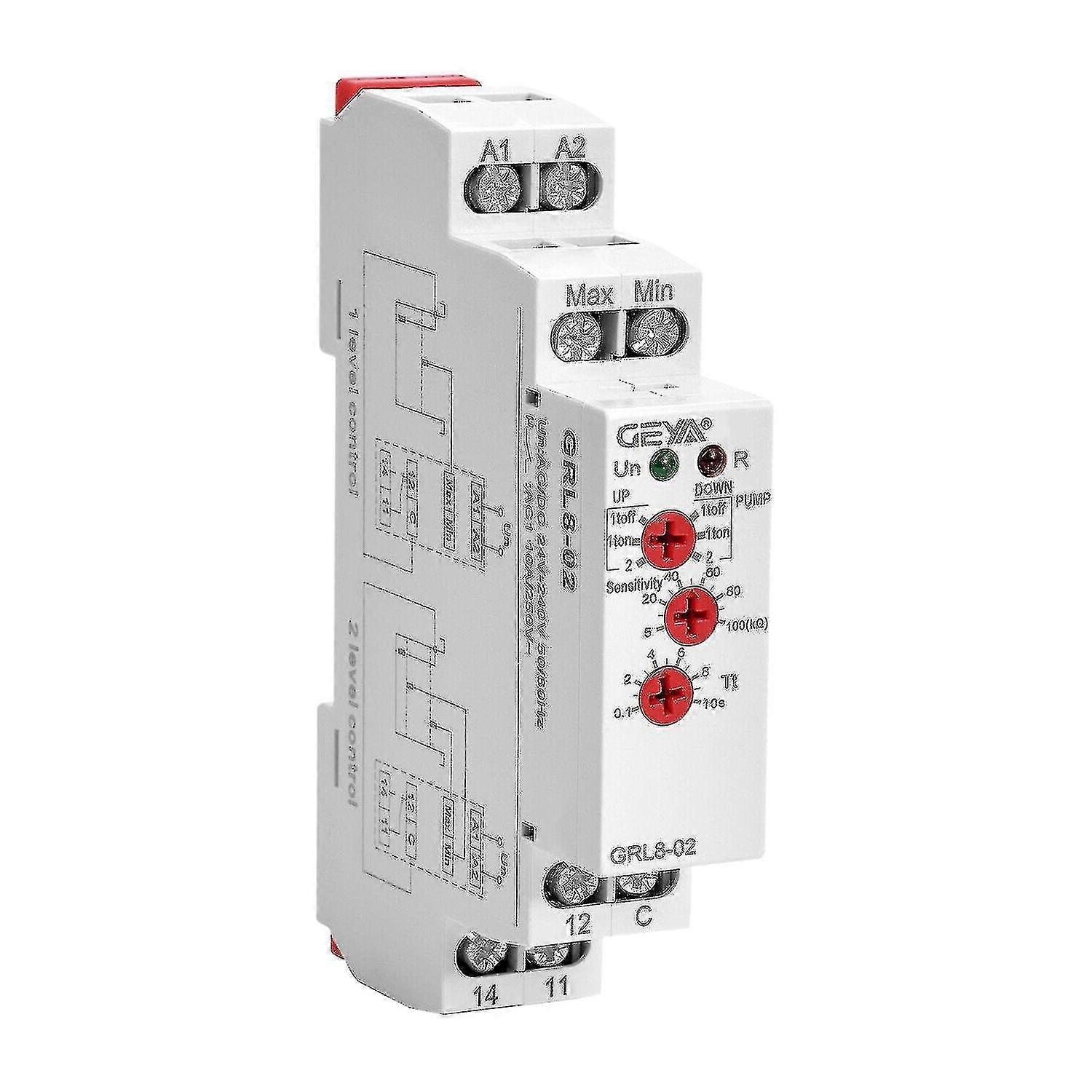 Geya Grl8-02 Liquid Control Relay Level Control Relay 10a Ac 24v-240v