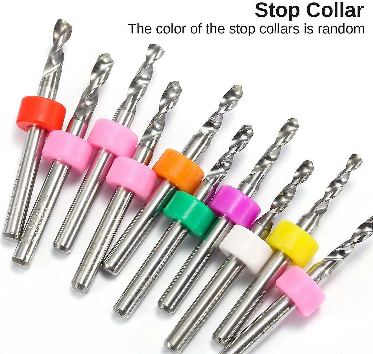 Spline Router Bit 30pcs PCB Drill Bit Set, 0.1mm-3.0mm, 1/8