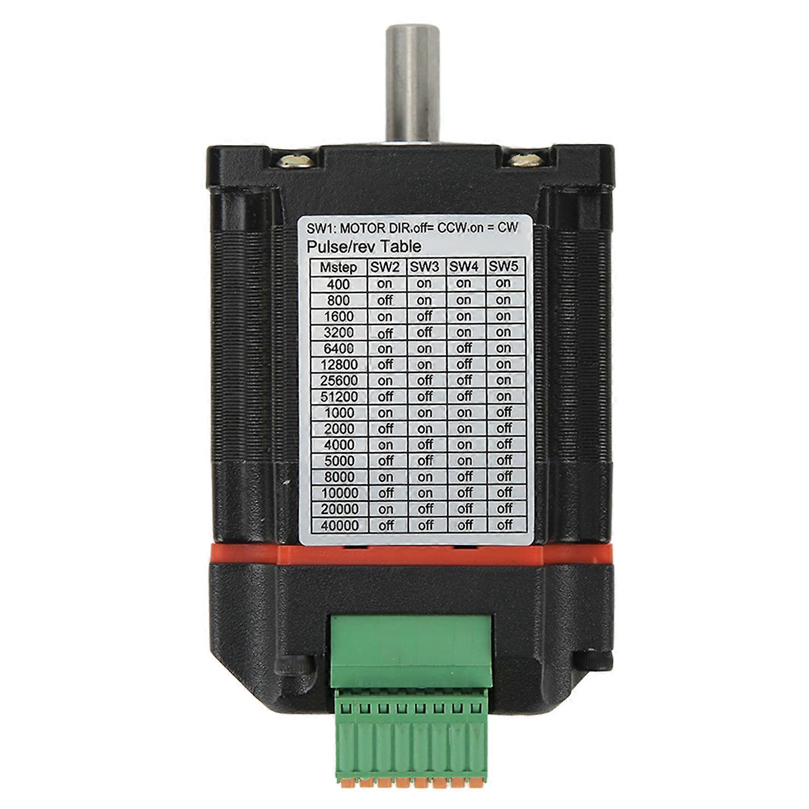 Servomotor, integrierter Closed-Loop-Mikroschrittmotortreiber, 1,5 Nm, 20–48 V DC mit 3D-Druckerantrieb