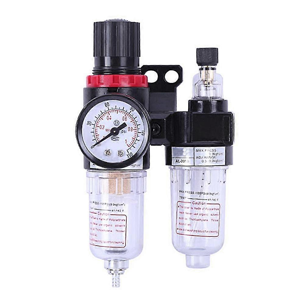 Afc2000 Afr+al Combined Air Compressor Oil Water Separator Regulator Trap Filter Qinhai