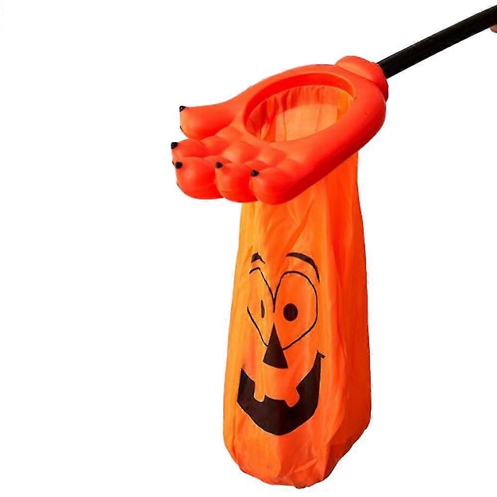 Halloween Child Holding A Trick-or-treating Bag