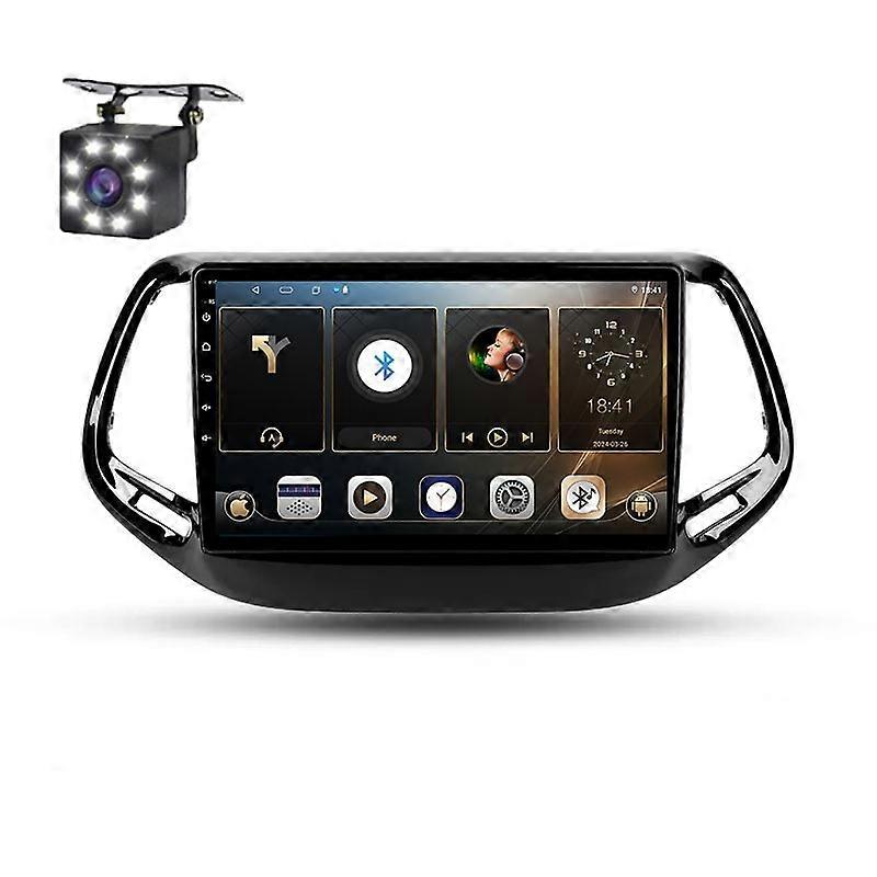 For Jeep Compass 2 MP 2016 - 2018 Car Radio Multimedia Video Carplay Navigation GPS