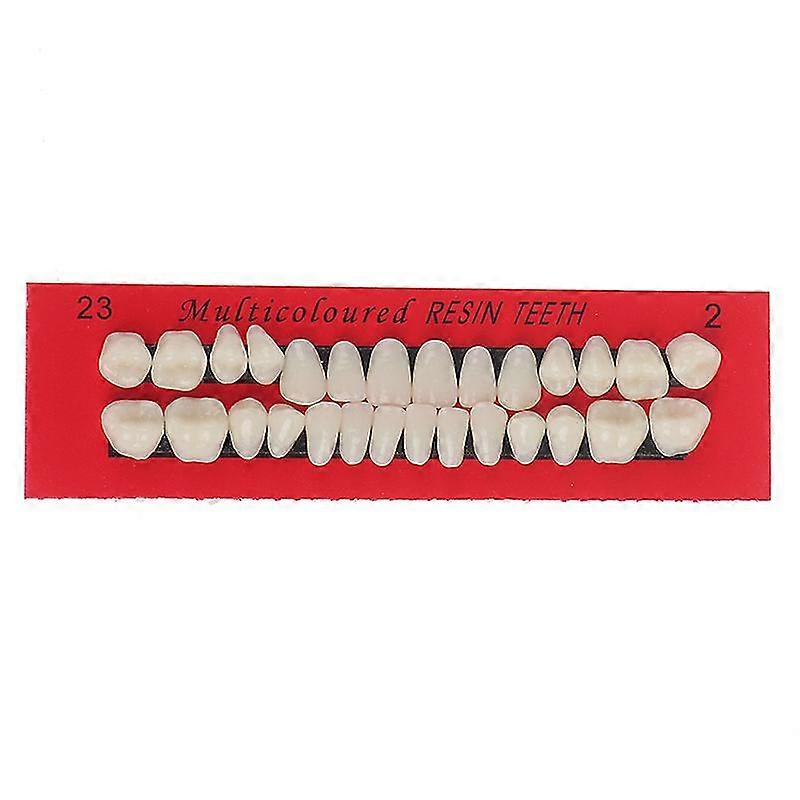 28db akrilgyanta fogak fogsor felső alsó árnyéka 23 # A2 Dental