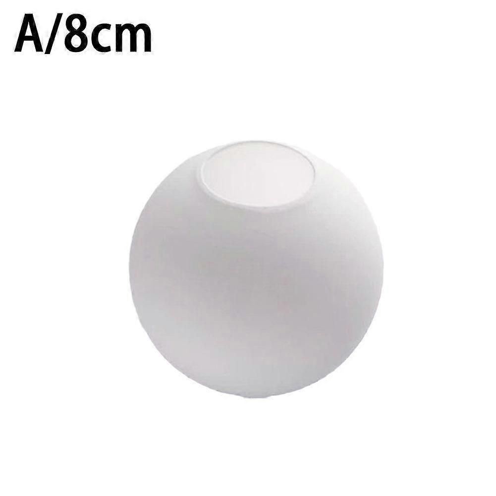 Matte White Globe Glass Abat-jour Remplacement Round Light Cover Fix 8cm