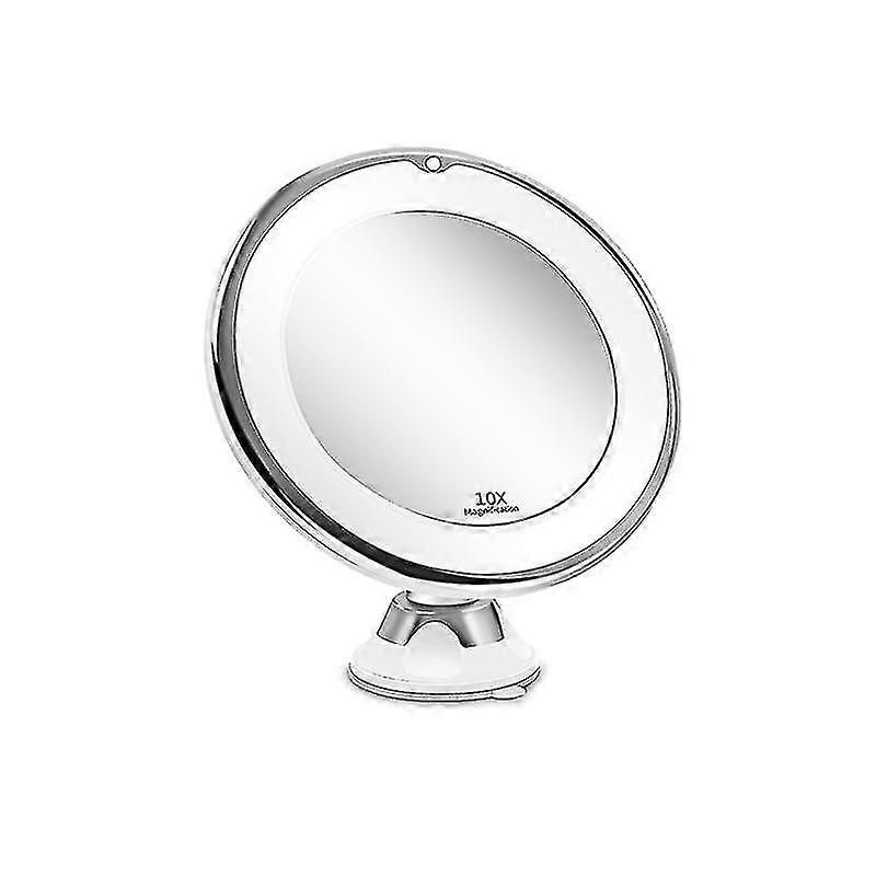 10x Magnifying Makeup Vanity Mirror with Lights - LED Lighted Portable Cosmetic Magnification