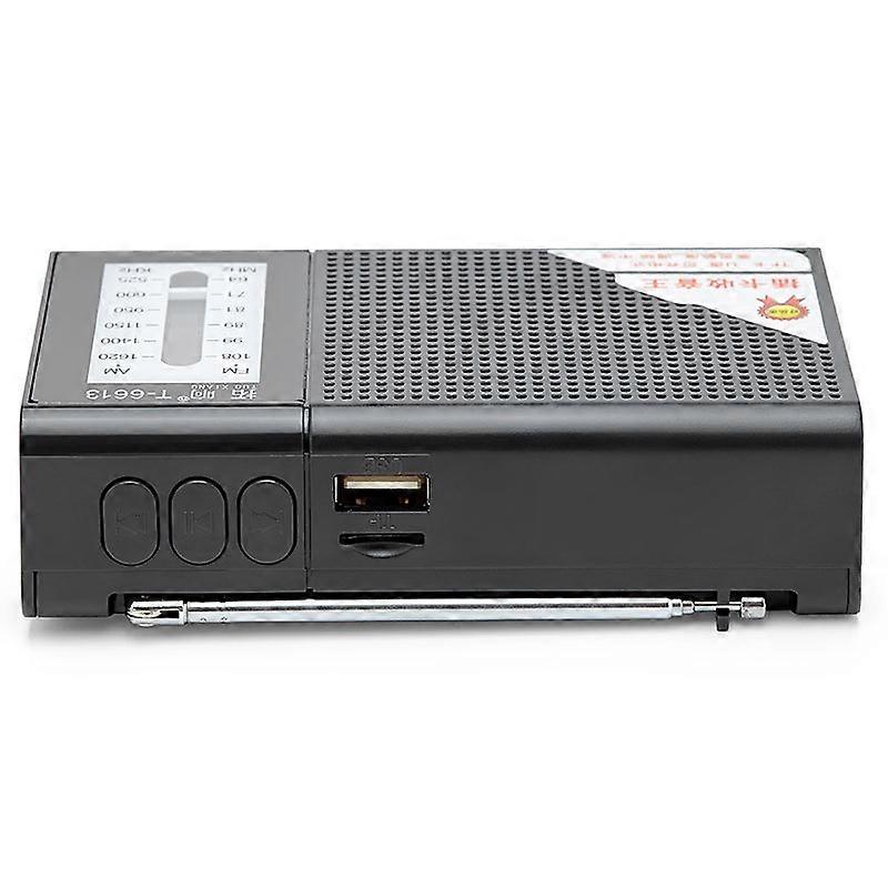 T-6613 plug-in Radio Medium Wave portable Old-age FM radio Semiconductor mini