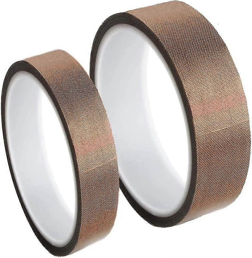 Teflon High Temperature Tape For Manual Vacuum Pulse Sealer (2 Sizes) 2 Pcs