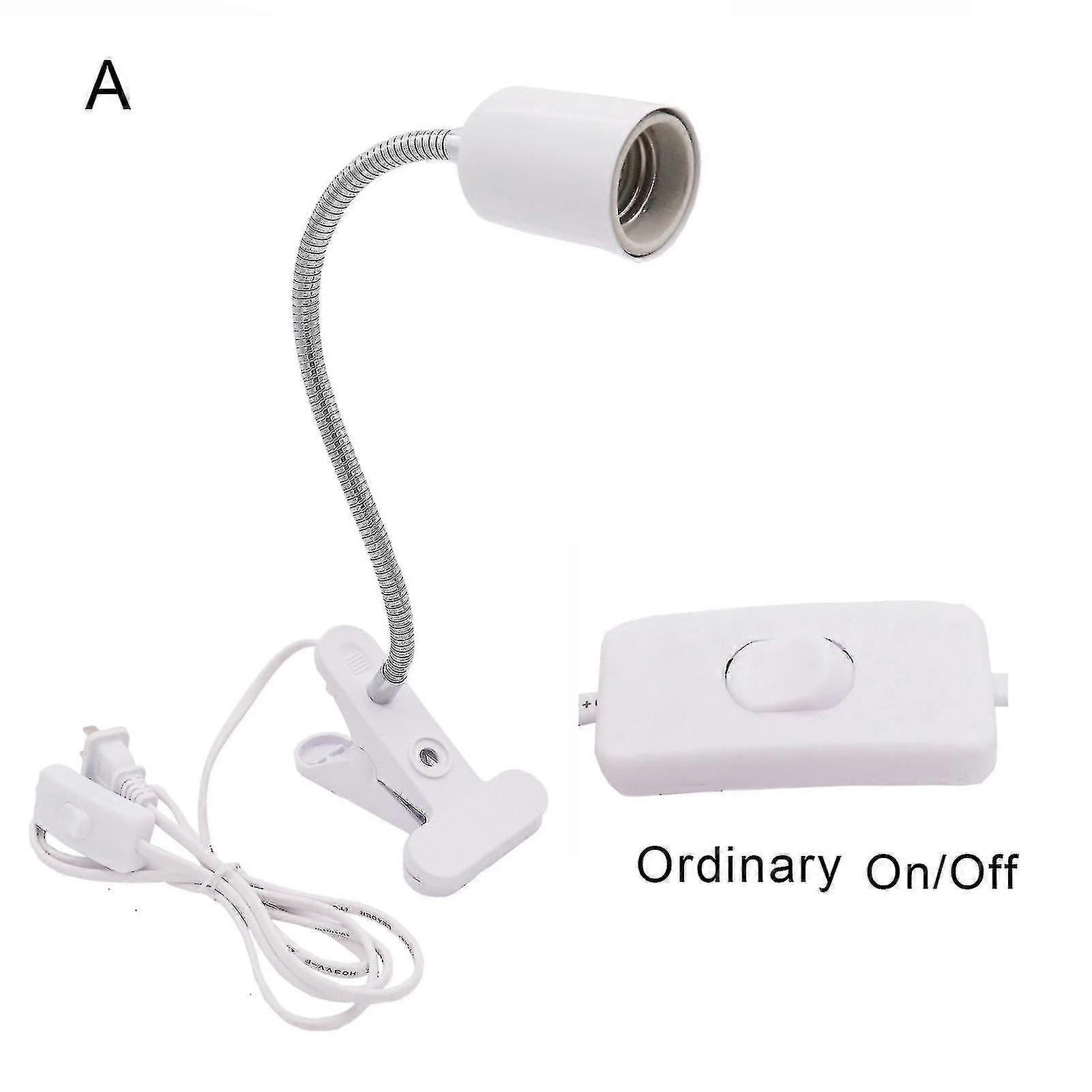 Universal Pet Reptile Turtle Bath Lamp Holder Uva Uvb Heating Lamp Clip Size, Color: A, White