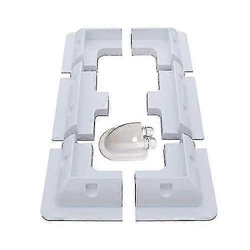 7 Pieces Solar Panel Mounting Bracket, Solar Panel Mounting Side Brackets, Corner Angle, 4 Corners A