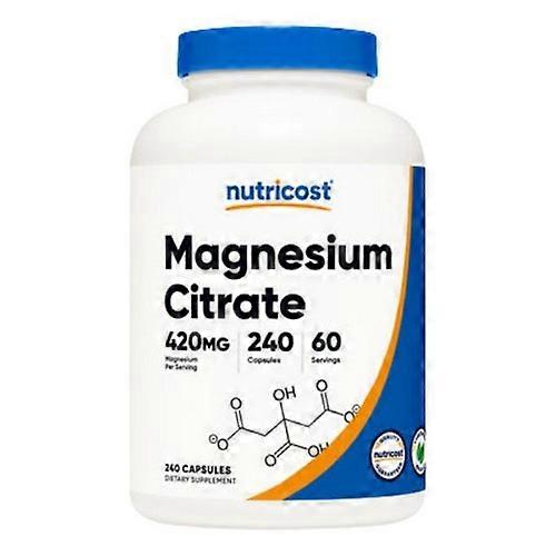 كبسولات سترات المغنيسيوم من المغذيات ، 420 مجم ، 240 قطعة