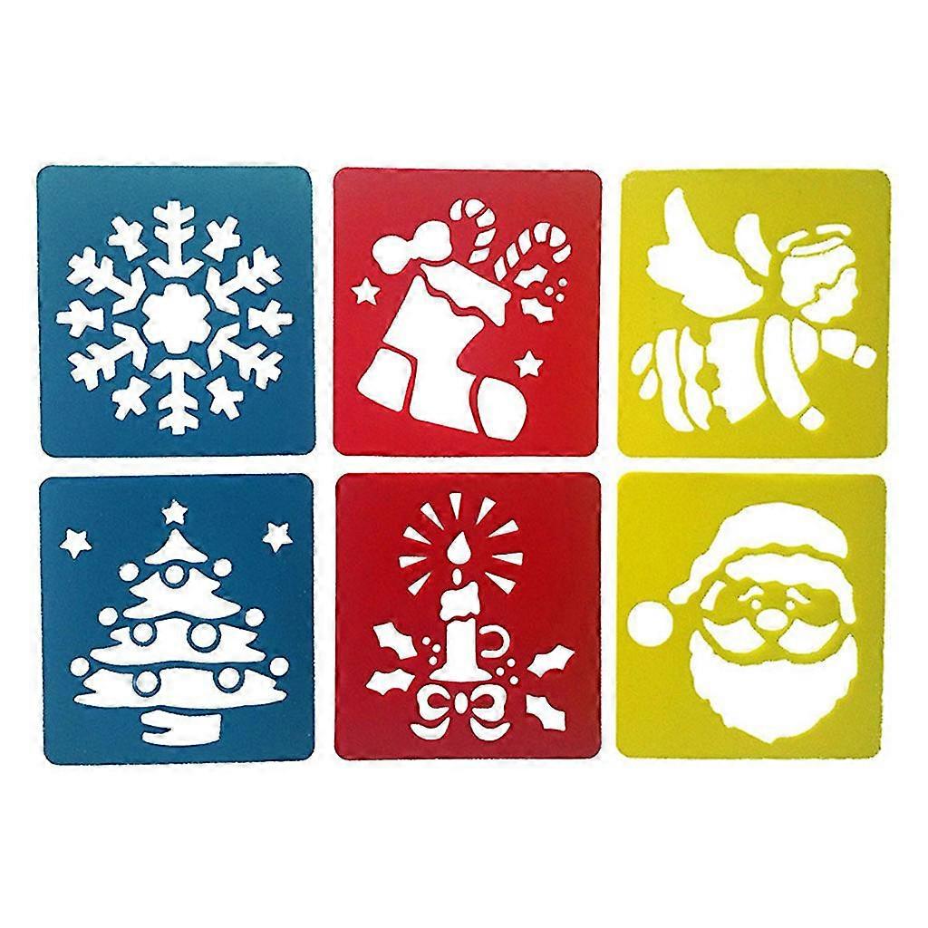 Pack Of 6 Animal Drawing Graffiti Template Stencil Set 21 Different Type Design