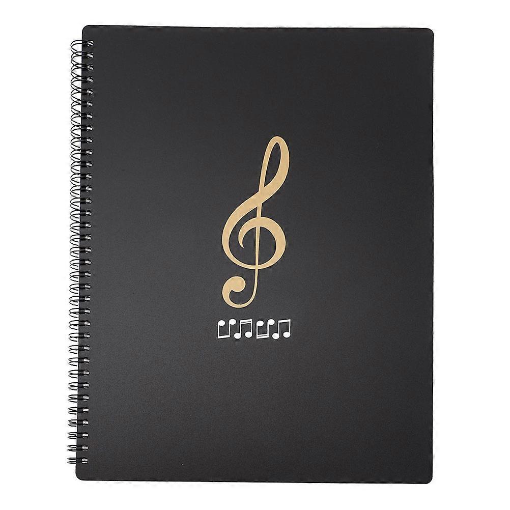 Black Folders Blank Sheet Files Holder Sheet Music Organizer Music Sheet File Folder