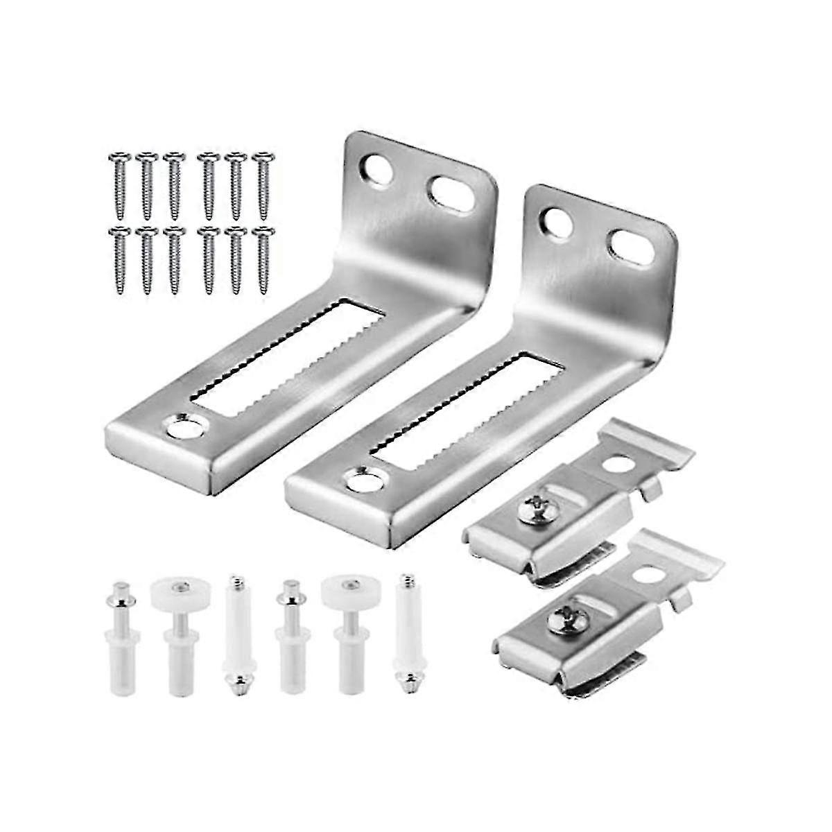 22pcs Closet Door Hardware,bi-fold Door Hardware Repair Kit Suitable For 1inch To 1-38 Inch & Up T