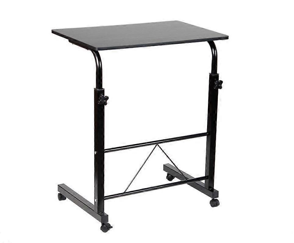 60x40cm laptop stand adjustable side table on wheels