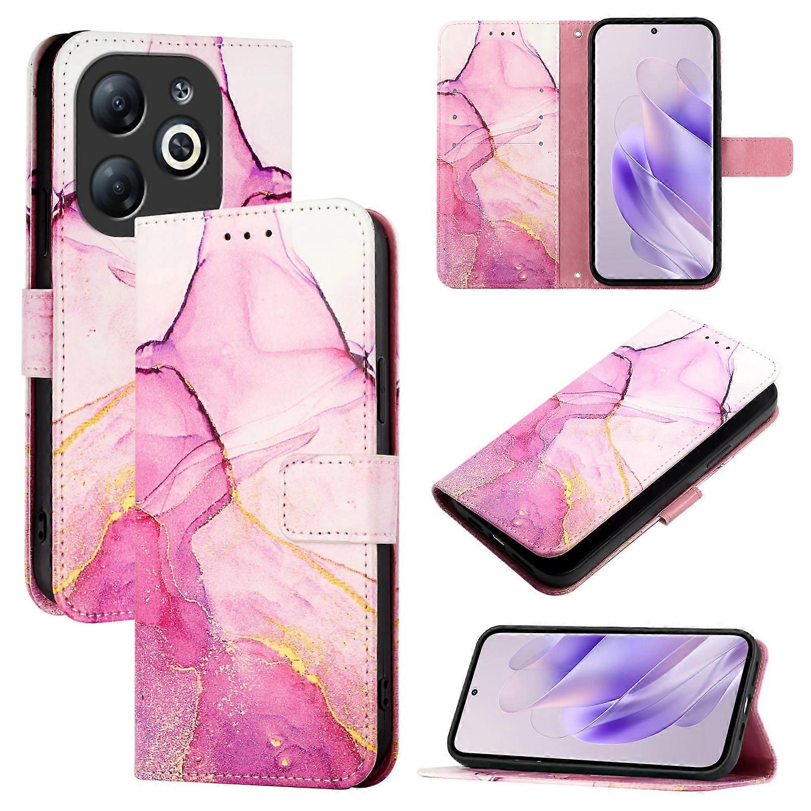 Marble PU Case For Infinix Smart 8