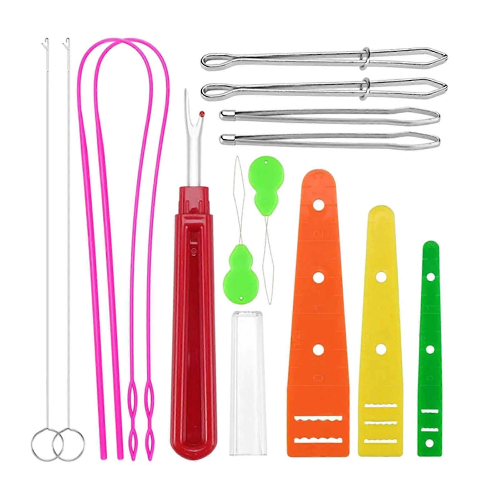 Drawstring Threader Tools Kit for Hobbyist Patchwork Crafting Clothes Handbags