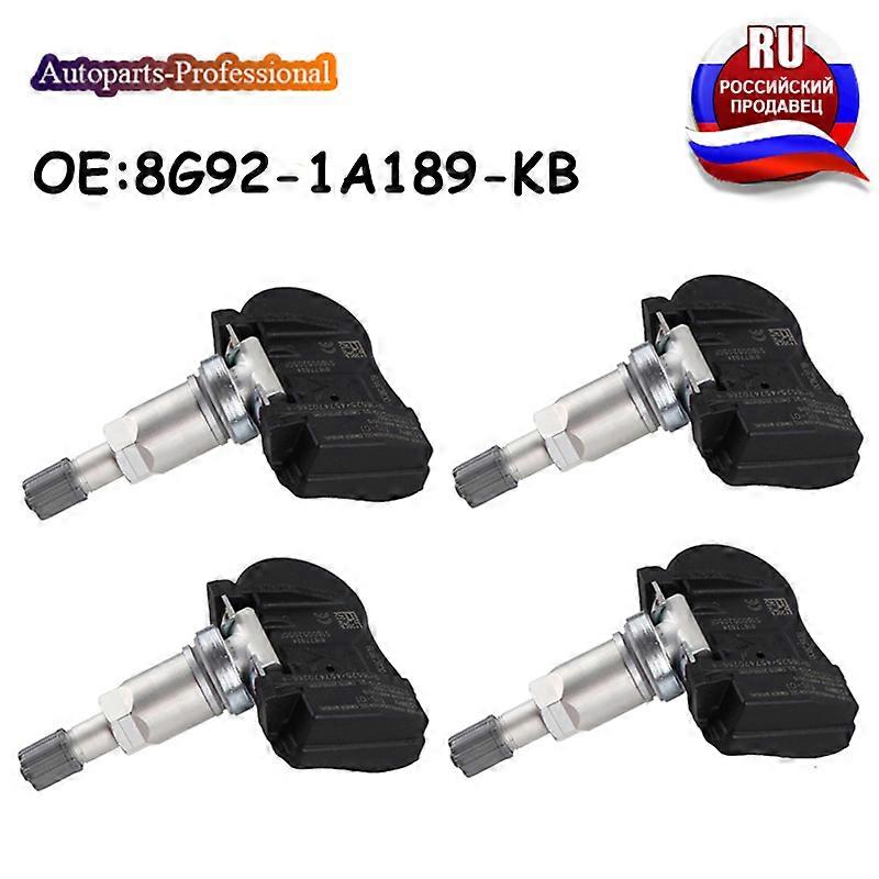 4 pcs/lot For Ford Galaxy S-Max Mondeo Tire Pressure Monitoring System TPMS Sensor 8G92-1A189-KB 8G921A189KB 433MHz