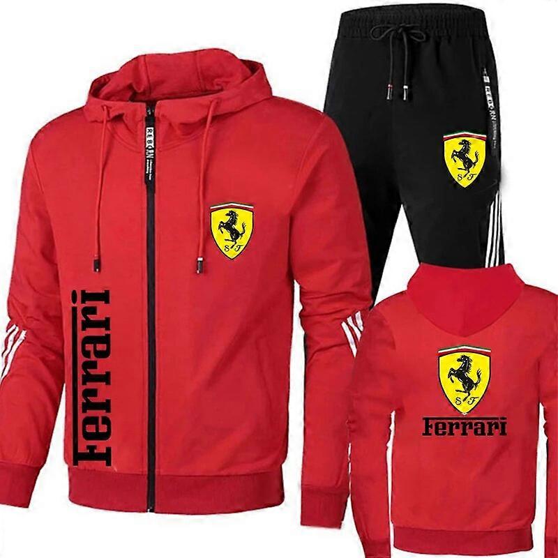 סט קפוצ'ון ספורט קז'ואל לגברים, מותג אופנתי וטרנדי, מידה רופפת, ריצה בחוץ, ספיגת זיעה וירוק נשימה