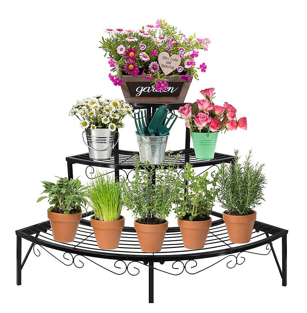 3 Tier Quarted Plant Corner Stand