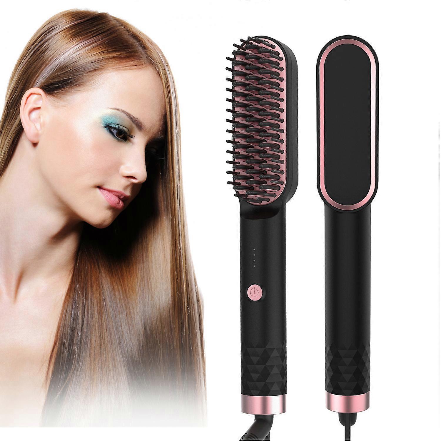 Hair Straightener Warm Air Adjustable Temperature Anti Burn