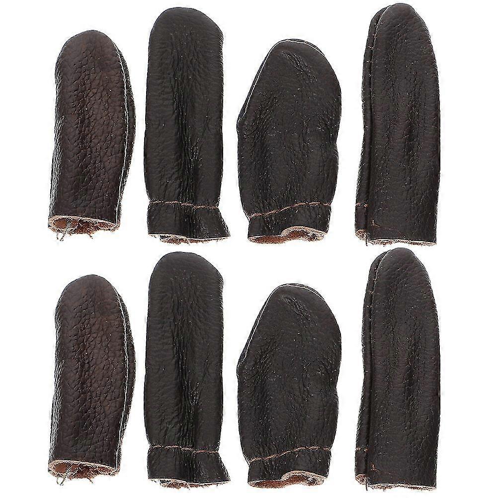4 seturi de piele DIY degetar cruce cusătură deget capac DIY cusut deget protector