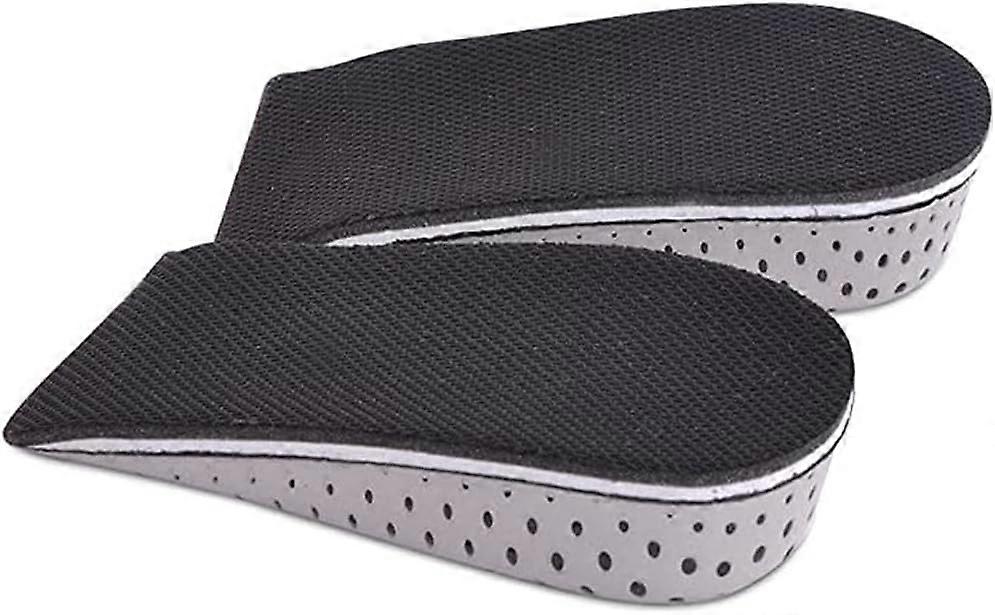 2 Pairs (4cm) Unisex Breathable Raised Insoles, Height Increasing Insole