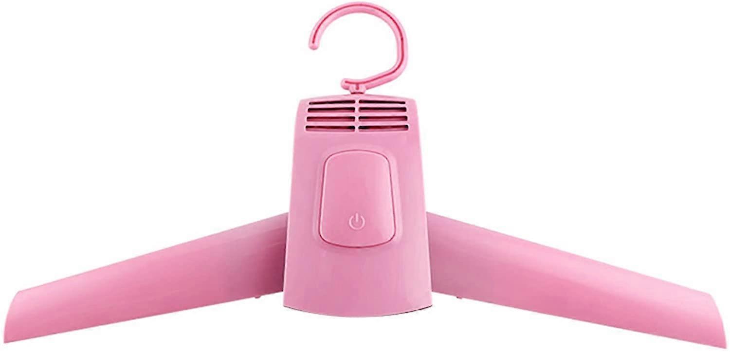 Electric Clothes Dryer Multi-Function Portable Clothes Dry Rack for Clothes, Electric Drying Rack, Adjustable Knobs Drying Rack (Color : Rose red)