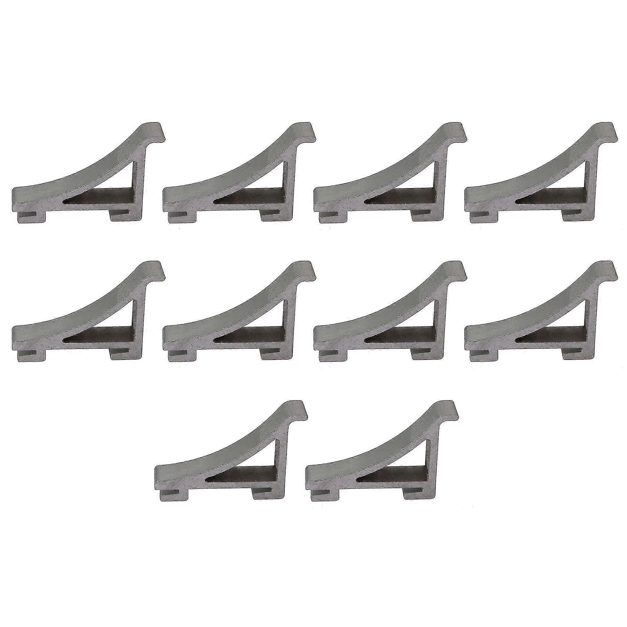 10pcs Aluminum Alloy Large Size Freezer Shelf Brackets Replacement