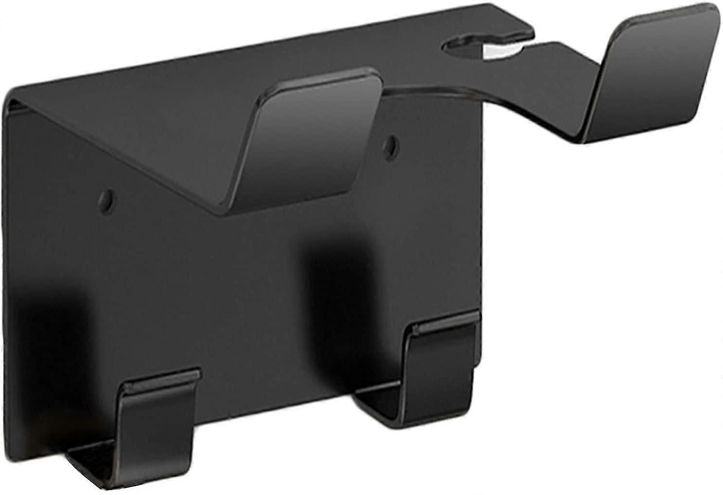 Support de sche-cheveux noir non perc compatible avec les sche-cheveux Dyson Support de sche-cheveux mural noir non perc Support de sche-cheveux Stor