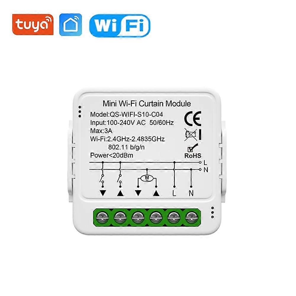Tuya WiFi Zigbee Smart Curtain Switch Module Connect Roller Blinds Shutter Electric Motor Work with Alexa Google Home Smart Life