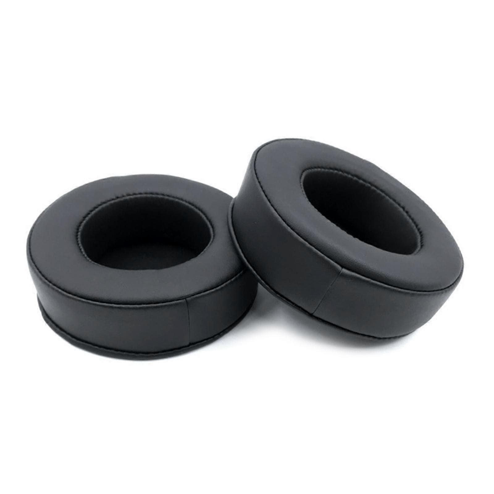 Mjuka skum öronkuddar 65-110mm Byt ut svampkudde öronsnäckor Pu läder öronkuddar