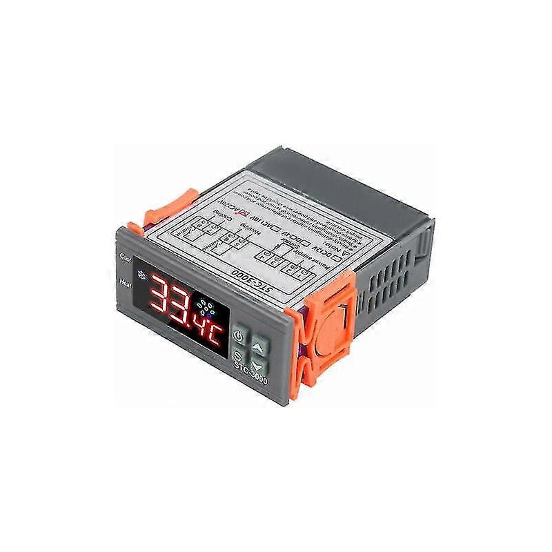 Stc-3000 Microcomputer Temperature Controller Digital Thermoregulator With Ntc Probe Cold Heat Sensor - Ac 110-220v