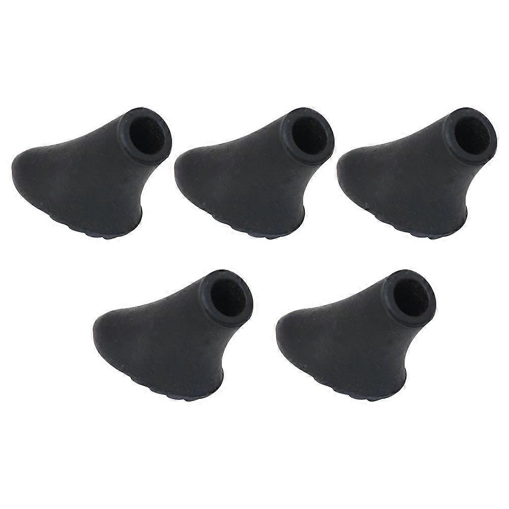5 Pcs Replacement Rubber Tips Trekking Poles Thickened Pole Tip Protectors