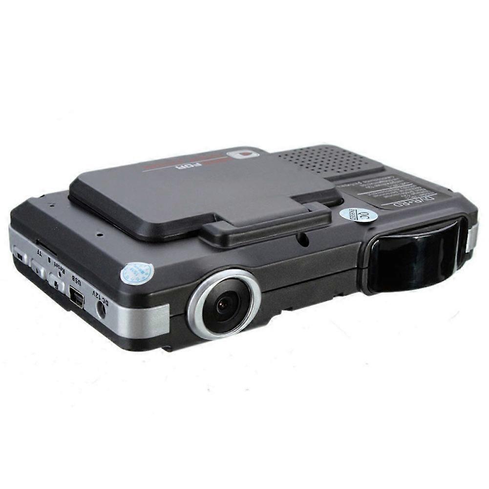 2 în 1 LCD Screen Car DVR Night Vision Camera Recorder Radar Detector de viteză