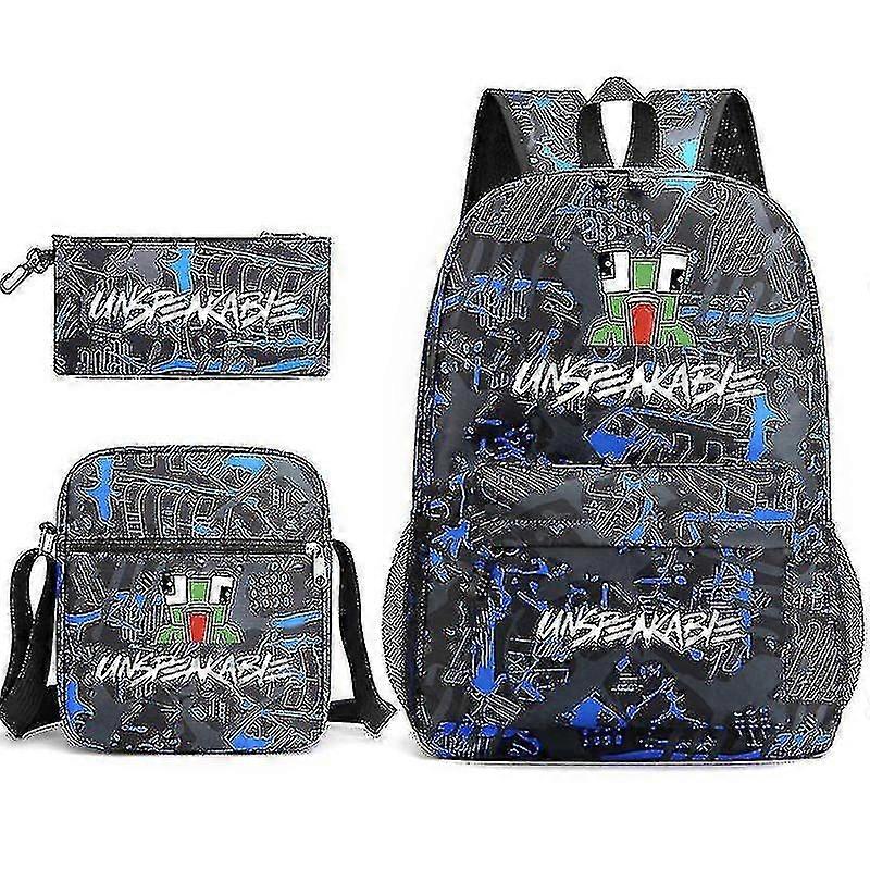 3pcs/set Unspeakable Backpack Student Bag Schoolbag
