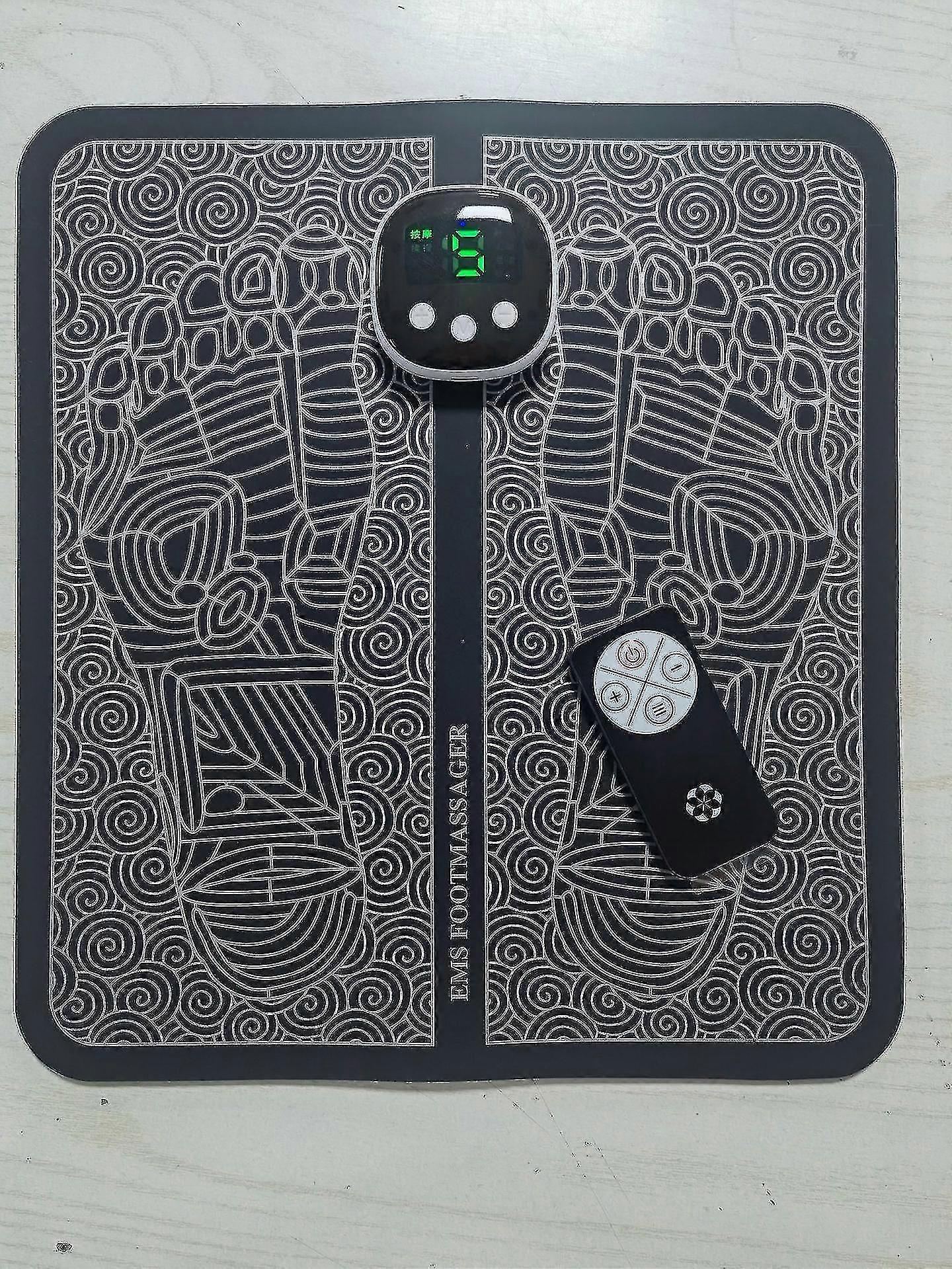 神経障害用Emsフットマッサージャーマット-足の刺激装置マッサージャー循環と痛みの改善のための足底筋膜炎の緩和、筋肉の弛緩、折りたたみ式5