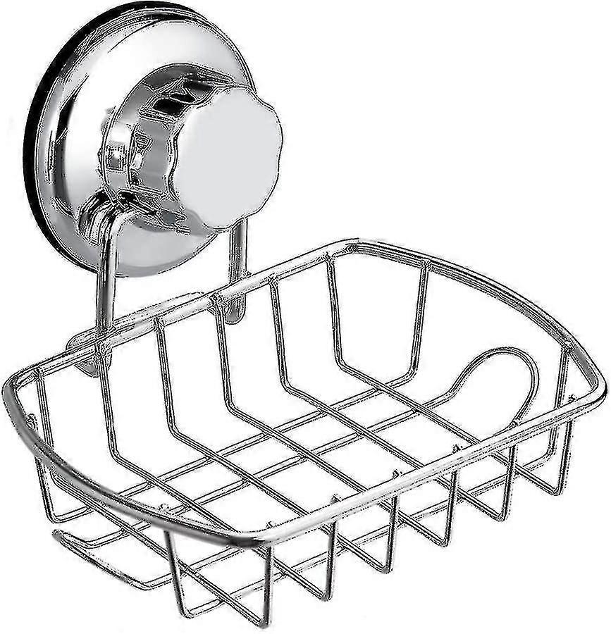 超強力な真空吸引カップバスルームソープディッシュホルダーフック付き、ソープセーバーソープホルダーソープトレイバーソープスポンジホルダーシャワー、バスルーム、浴槽用