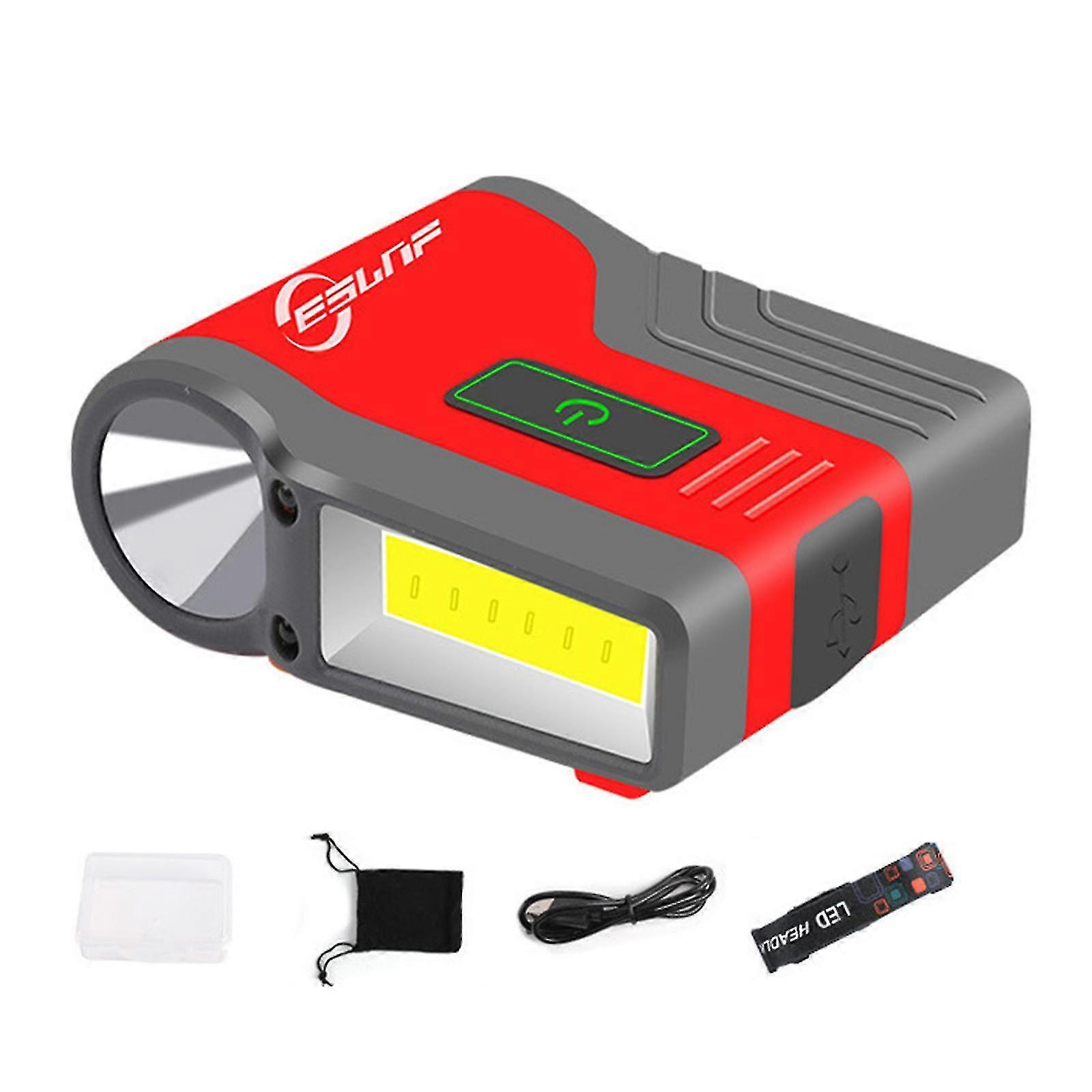 3 Modes Hands-free Led For Head Lamp Flashlight Waterproof For Head Light Night