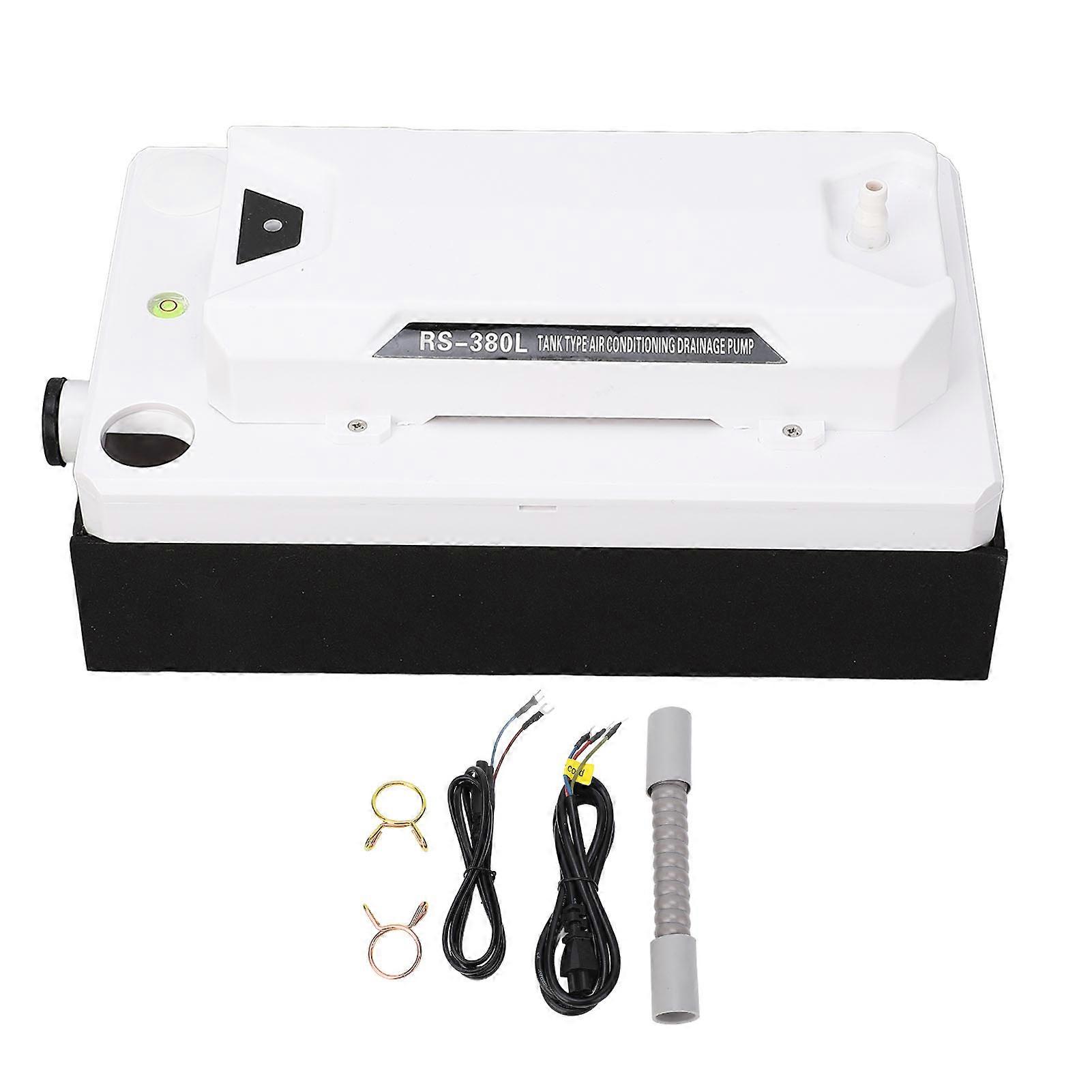 Condensate Pump 2L Water Tank 380LPH Low Noise Automatic Condensate Removal Pump for Air Conditioning HVAC Dehumidifier