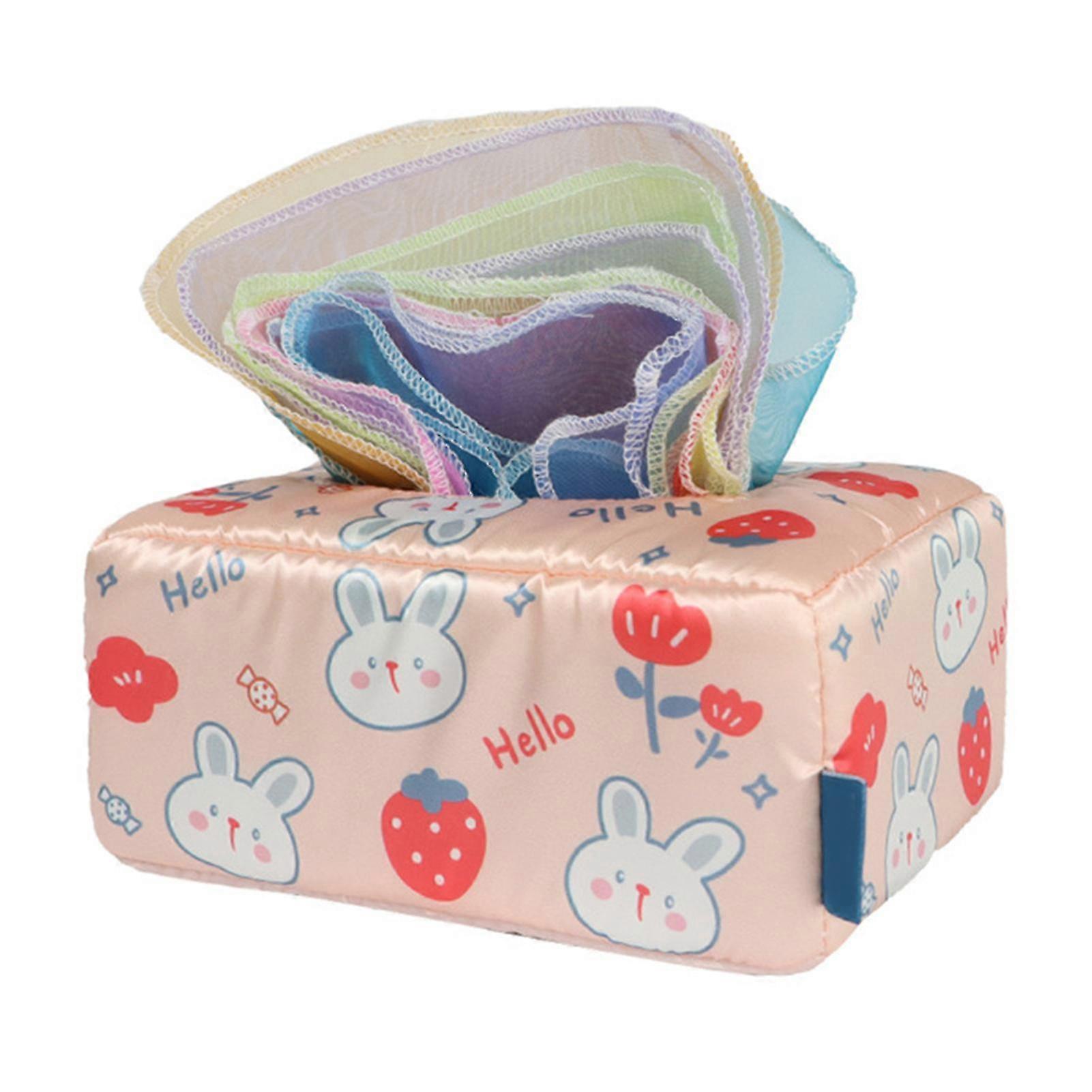 Baby Tissue Box Toy Interactive Baby Sensory Box For Preschool Children