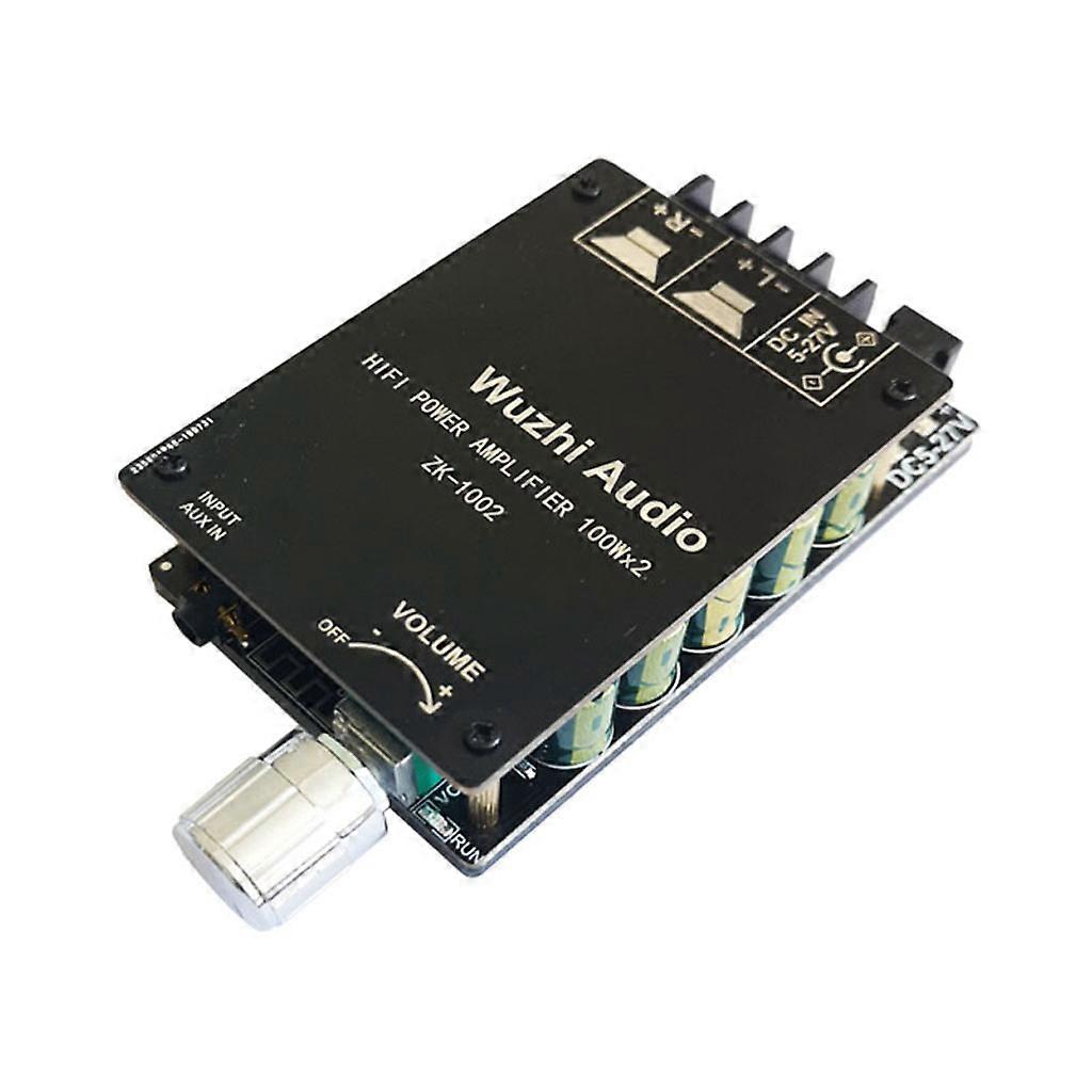 ZK-1002 Audio Stereo Amplifier Power Amplifier Board Adjustable High Bass