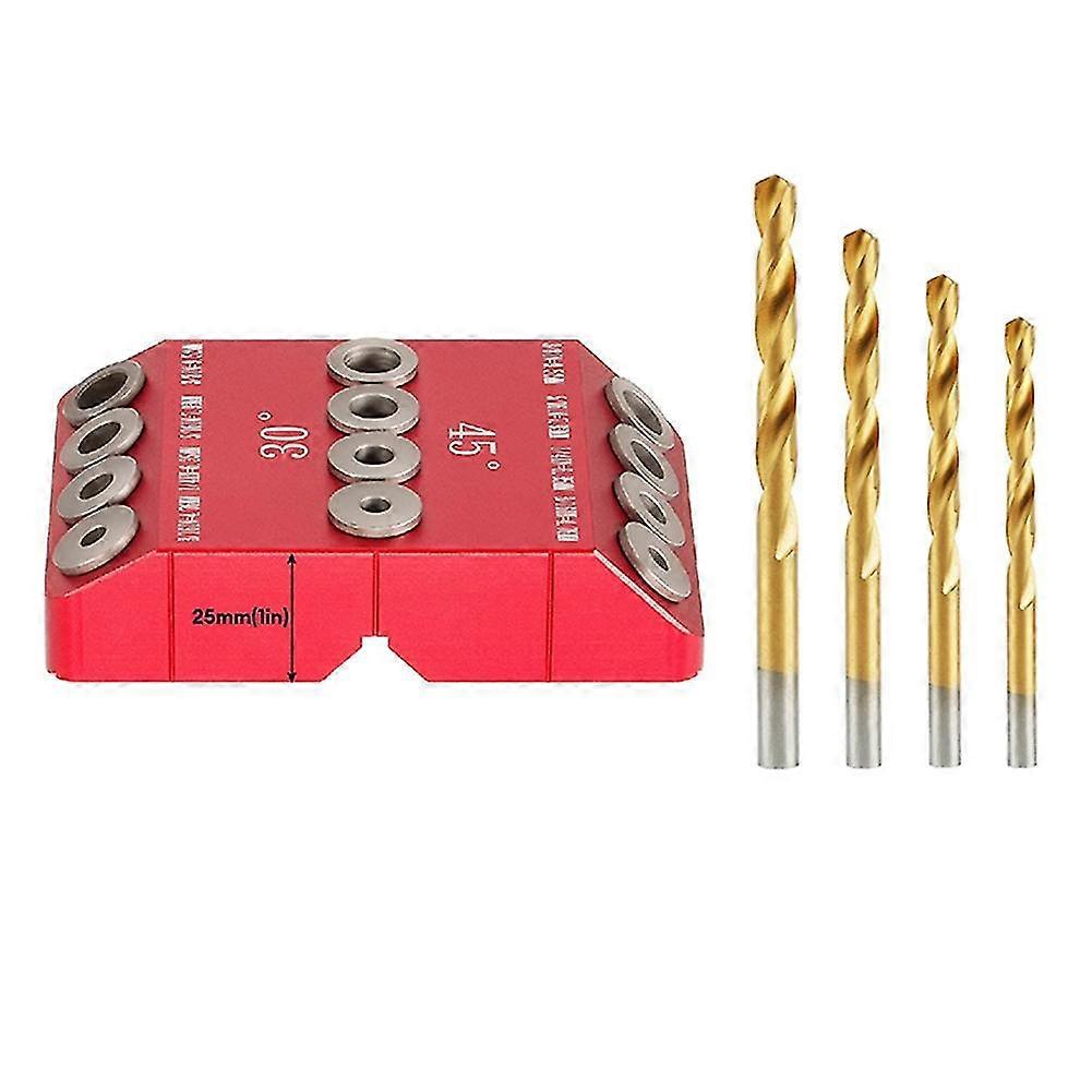 30/45/90 Angle Drill Hole Guide Jig For Angled And Straight Hole,cable Railing Screw Drilling Temp