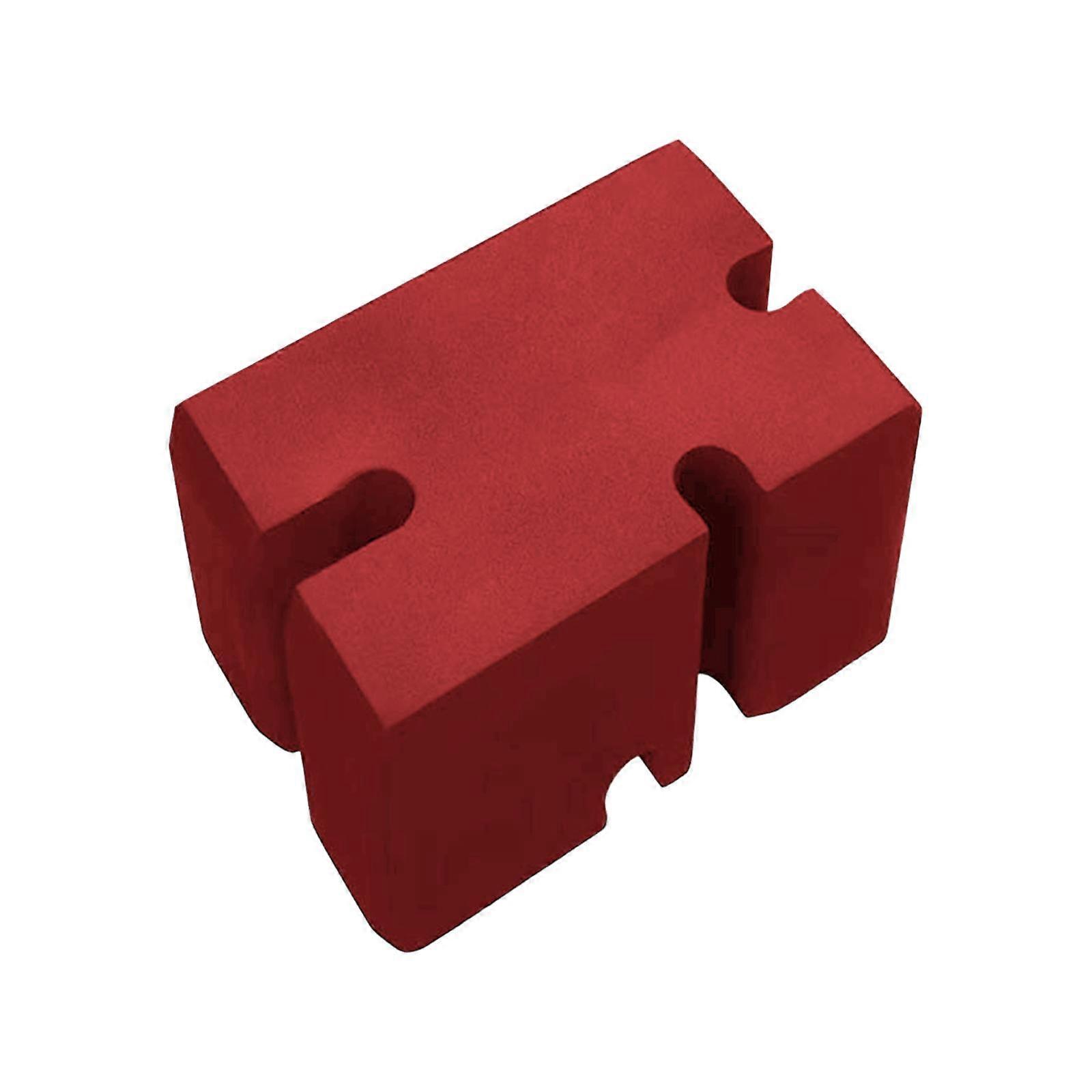EVA Bench Press Block Support Weightlifting Bodybuilding Foam Training Board Red