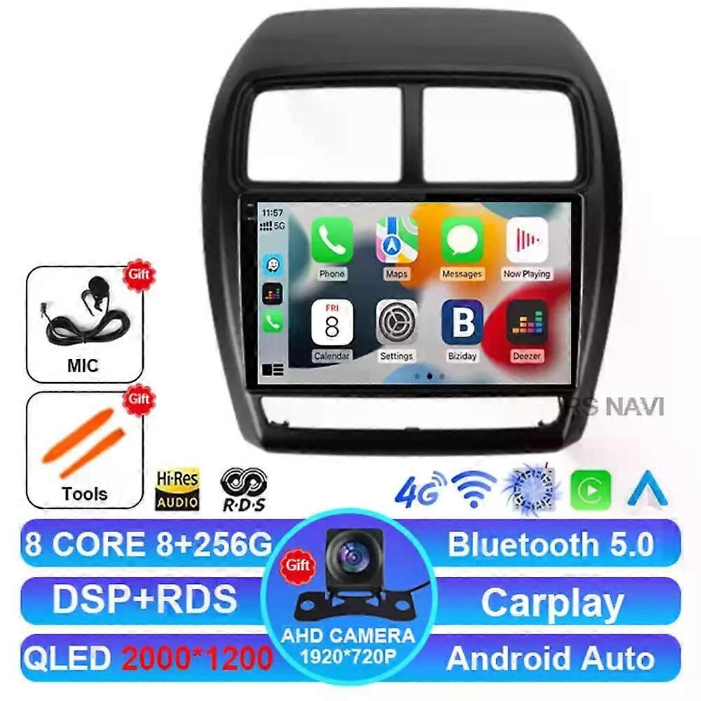 Android 14 Car Radio For Mitsubishi Asx 1 2016 - 2022 4g Lte Viedo Player Navigation Head Unit Dvd Stereo 5g Wifi Gps Dsp 2 Din