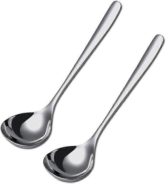 Stainless Steel Soup Ladles, Set of 2, Ideal for Cooking and Serving
