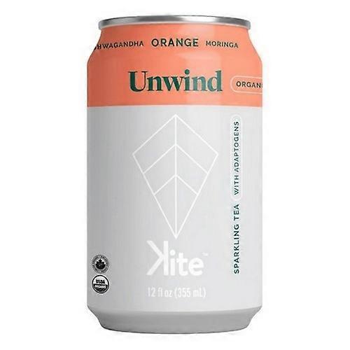 Kite Organic Unwind Ashwagandha Orange w/Moringa, 355 Ml (Case Of 12)