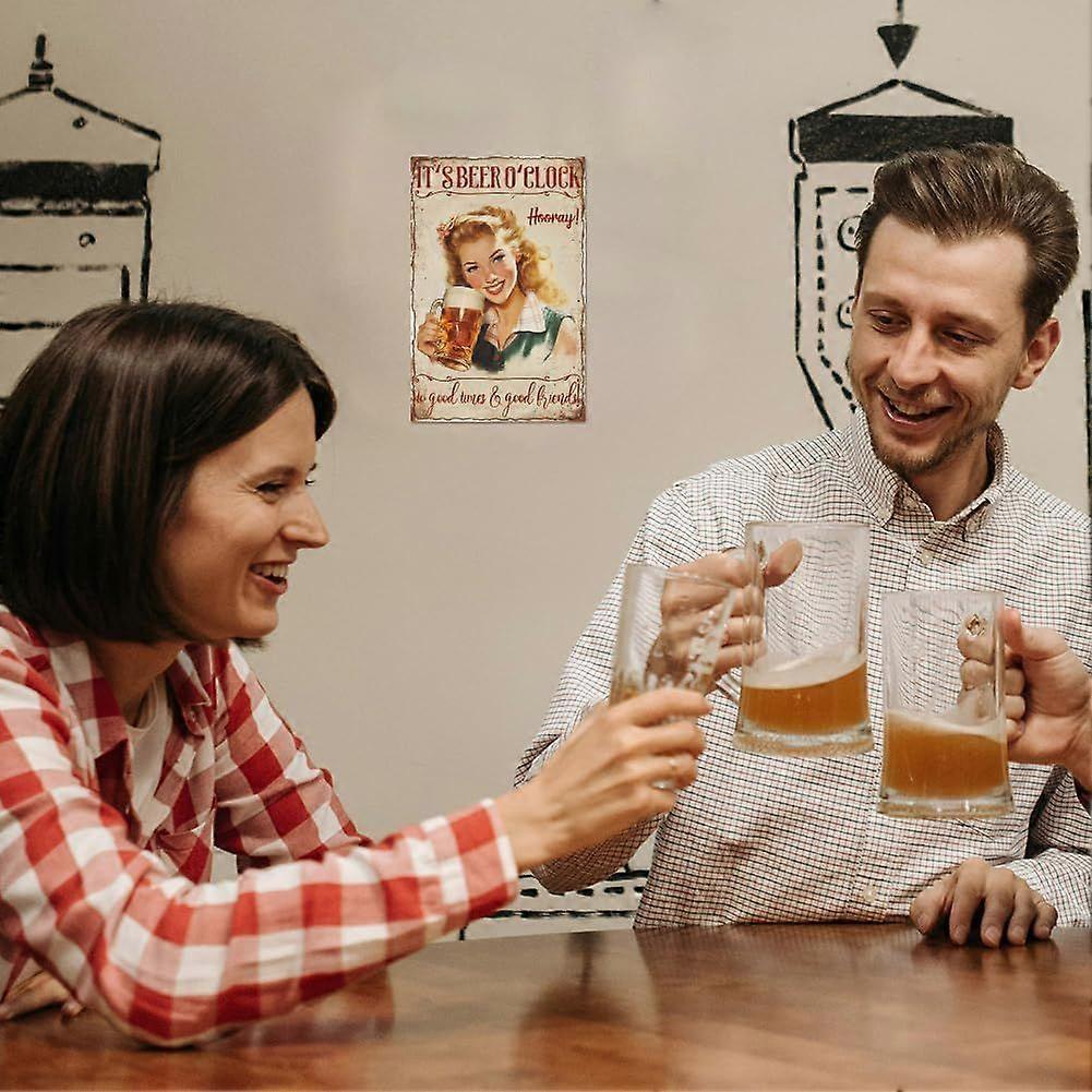 HIDING FROM THE WIFE Metal Signs Retro Bar Pub Plaque Funny Man - Foto 10